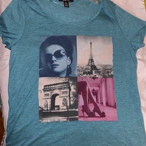 NWT XL Macys Style & Co Fashion Short Sleeve Top